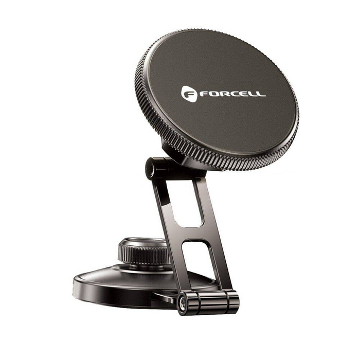 FORCELL F-GRIP IronSecure uchwyt samochodowy magnetyczny do szyby / deski kompatybilny z MagSafe czarny
