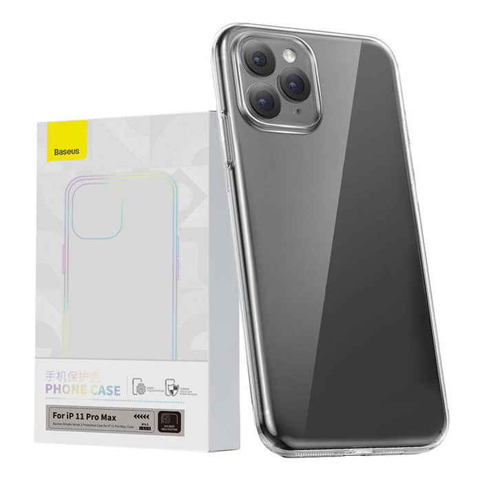 Etui Przeźroczyste Etui Baseus Simple do iPhone 11 Pro Max Case