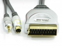 Kabel PROLINK Scart -  SVHS4P +3,5 STR 20m TCV7580